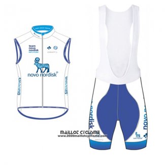 2017 Gilet Coupe-vent Novo Nordisk Blanc et Azur