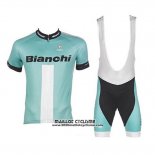 2017 Maillot Ciclismo Bianchi Vert Manches Courtes et Cuissard