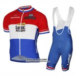 2017 Maillot Ciclismo Lotto NL-Jumbo Champion Pays Bas Manches Courtes et Cuissard