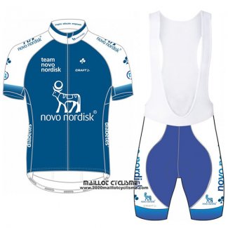 2017 Maillot Ciclismo Novo Nordisk Bleu Manches Courtes et Cuissard