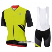 2017 Maillot Ciclismo Sportful R&d Ultraskin Vert et Noir Manches Courtes et Cuissard