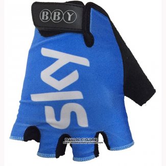 2018 Sky Gants Ete Ciclismo Bleu