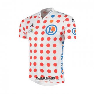 2019 Maillot Ciclismo Tour de France Blanc Rouge Manches Courtes et Cuissard(3)