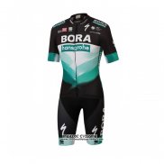 2020 Maillot Ciclismo Bora-hansgrone Noir Vert Manches Courtes et Cuissard