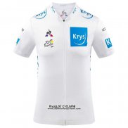 2020 Maillot Ciclismo Tour de France Blanc Manches Courtes et Cuissard(2)