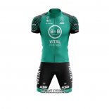 2020 Maillot Ciclismo Vital Concept-bb Hotels Blanc Vert Manches Courtes et Cuissard(1)