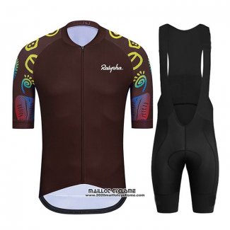 2021 Maillot Cyclisme Ralph Marron Manches Courtes et Cuissard