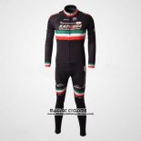 2010 Maillot Ciclismo Katusha Noir Manches Longues et Cuissard