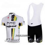 2011 Maillot Ciclismo Htc Highroad Blanc Manches Courtes et Cuissard