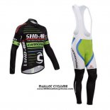 2014 Maillot Ciclismo Sho-Air Cannondale Noir Manches Longues et Cuissard