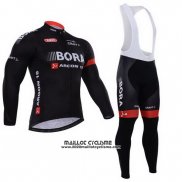 2015 Maillot Ciclismo Bora Noir Manches Longues et Cuissard