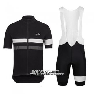 2015 Maillot Ciclismo Rapha Noir et Blanc Manches Courtes et Cuissard