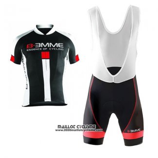 2017 Maillot Ciclismo Biemme Identity Noir Manches Courtes et Cuissard