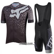 2017 Maillot Ciclismo Fox Ascent Comp Gris Manches Courtes et Cuissard