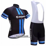 2017 Maillot Ciclismo Giant Noir Manches Courtes et Cuissard