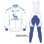 2017 Maillot Ciclismo Novo Nordisk Blanc Manches Longues et Cuissard