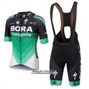 2018 Maillot Ciclismo Bora Vert Manches Courtes et Cuissard