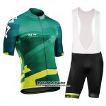 2018 Maillot Ciclismo Northwave Blade Vert Manches Courtes et Cuissard