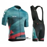 2018 Maillot Ciclismo Northwave Vert Rose Manches Courtes et Cuissard