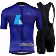 2019 Maillot Ciclismo Runchita Azur Bleu Manches Courtes et Cuissard