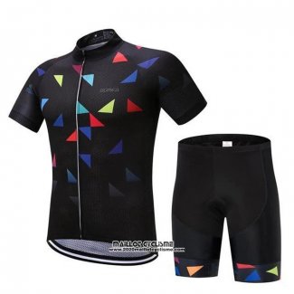 2020 Maillot Ciclismo Algrita Noir Manches Courtes et Cuissard