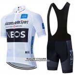 2020 Maillot Ciclismo Ineos Blanc Noir Manches Courtes et Cuissard