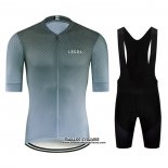 2020 Maillot Ciclismo Le Col Fonce Vert Manches Courtes et Cuissard