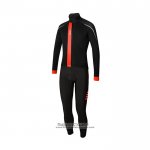 2021 Maillot Cyclisme RH+ Rouge Manches Longues et Cuissard