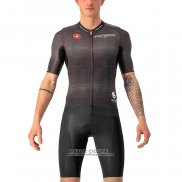 2022 Maillot Cyclisme Giro D'italie Marron Manches Courtes et Cuissard