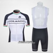 2011 Maillot Ciclismo Colnago Noir et Blanc Manches Courtes et Cuissard