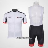 2012 Maillot Ciclismo Nalini Blanc et Noir Manches Courtes et Cuissard