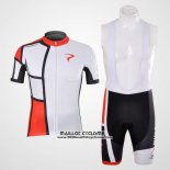 2012 Maillot Ciclismo Pinarello Rouge et Blanc Manches Courtes et Cuissard