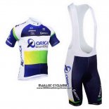 2013 Maillot Ciclismo Orica GreenEDGE Bleu Manches Courtes et Cuissard