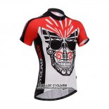 2014 Maillot Ciclismo Fox Cyclingbox Noir et Rouge Manches Courtes et Cuissard