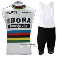 2017 Gilet Coupe-vent Bora Blanc et Noir