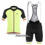 2017 Maillot Ciclismo Giordana Jaune Manches Courtes et Cuissard