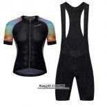 2017 Maillot Ciclismo Ykywbike Aa05 Adh05 Noir Manches Courtes et Cuissard
