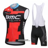 2018 Gilet Coupe-vent BMC Noir et Rouge