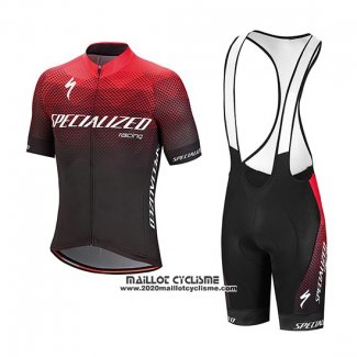 2018 Maillot Ciclismo Specialized Rouge Noir Blanc Manches Courtes et Cuissard(1)