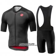 2019 Maillot Ciclismo Castelli Aero Race Noir Manches Courtes et Cuissard