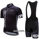 2019 Maillot Ciclismo DNA Noir Manches Courtes et Cuissard