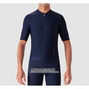 2019 Maillot Ciclismo La Passione Bleu Blanc Manches Courtes et Cuissard