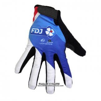 2020 FDJ Gants Doigts Longs Blanc Bleu Noir