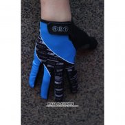 2020 Livestrong Gants Doigts Longs Bleu Noir