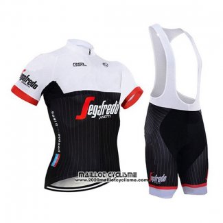 2020 Maillot Ciclismo Segafredo Zanetti Blanc Noir Manches Courtes et Cuissard