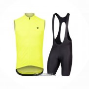 2021 Gilet Coupe Vent Pearl Izumi Jaune Manches Courtes et Cuissard