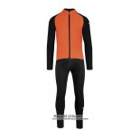 2021 Maillot Cyclisme Assos Orange Manches Longues et Cuissard