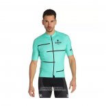 2021 Maillot Cyclisme Bianchi Lumiere Vert Manches Courtes et Cuissard(2)