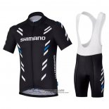 2021 Maillot Cyclisme Shimano Noir Manches Courtes et Cuissard