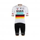 2022 Maillot Cyclisme Bora-hansgrone Blanc Manches Courtes et Cuissard